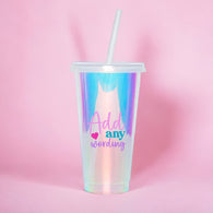Pastel Holographic Cold Cup